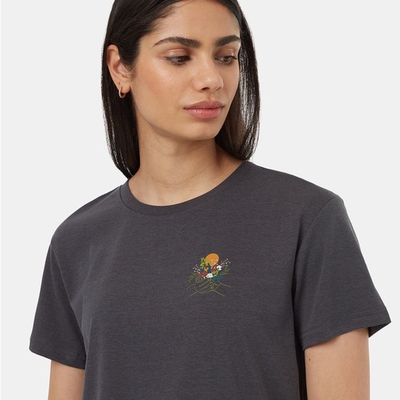tentree Charcoal Graphic Tee for Women - Picture 3 of 6